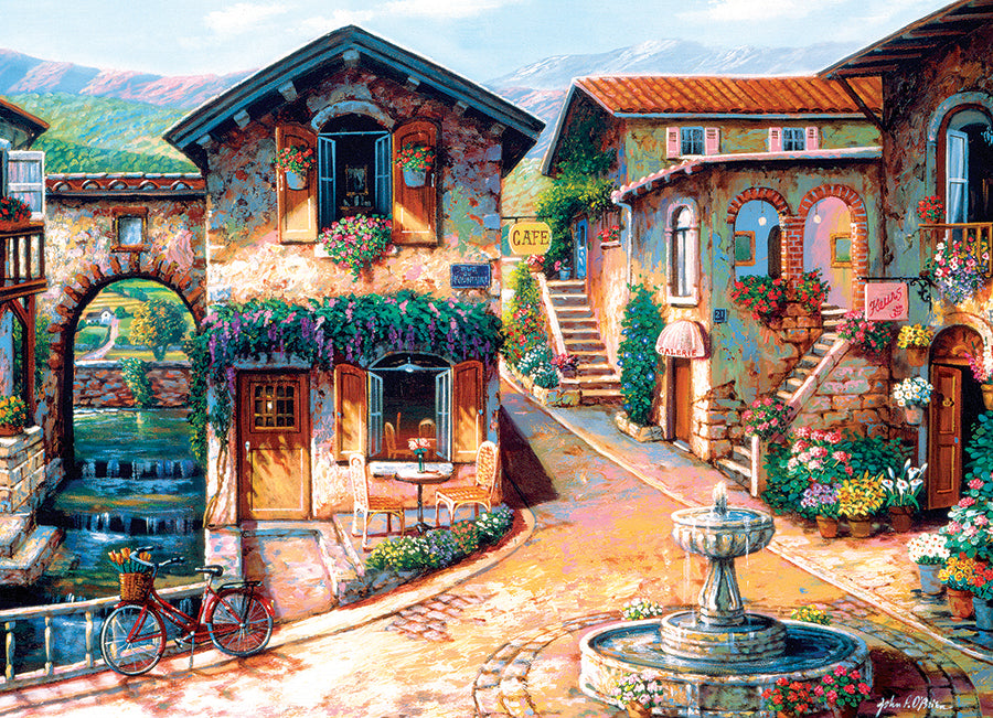 Fountain on the Square, John O'Brien (1000pcs)