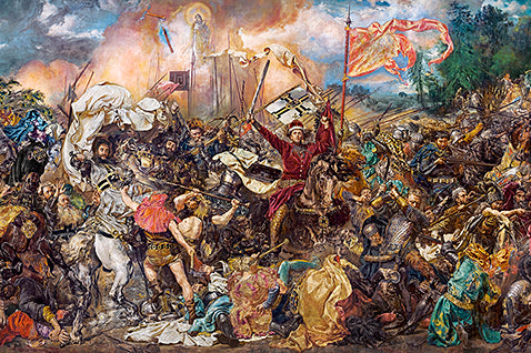 La bataille de Grunwald, Jan Matejko (4000pcs)