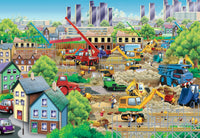 Ravensburger occupé à construire