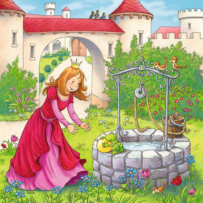Ravensburger Rapunzel, Little Red Riding Hood et The Frog Prince (Raiponce, Le Petit Chaperon Rouge et la Princesse et la Grenouille)