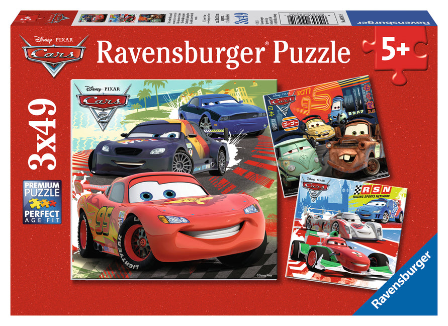 Ravensburger Disney's Cars - World Wide Racing Fun (3 x 49pcs)