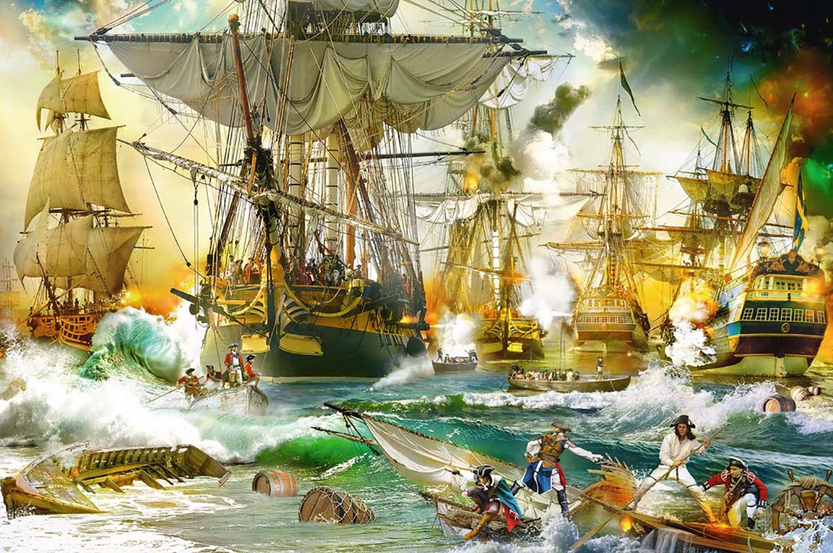 Ravensburger Battle on High Sea (Bataille en Haute Mer) par Gennadij Podkorytov
