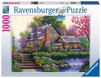 PFG Ravensburger Romantic Cottage (cottage romantique) (utilisation / utilisée - puzzles pour de bon)
