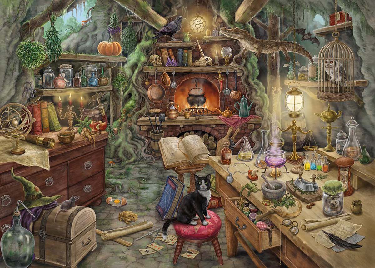 DMG Ravensburger Escape : La cuisine de la sorcière (759 pièces) (BOÎTE ABÎMÉE)