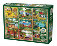 Cartes postales de Lake Country, J. Charles (1000pcs)