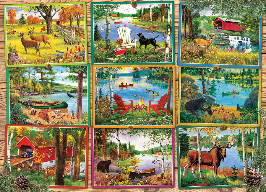 Postcards from Lake Country, J. Charles (1000pcs)