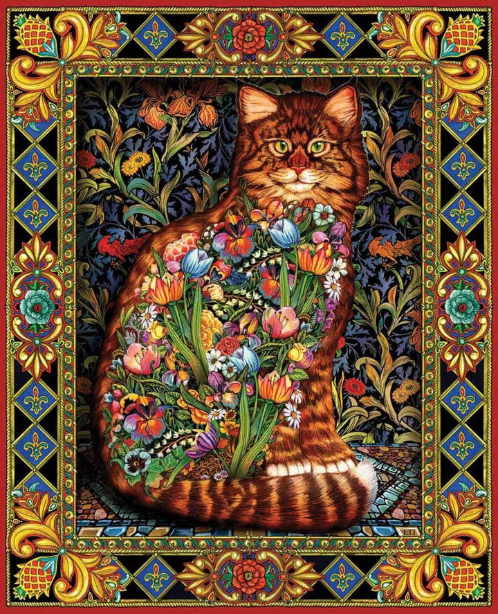 PFG Tapestry Cat (1000pcs) (Usage/Used - PUZZLES FOR GOOD)