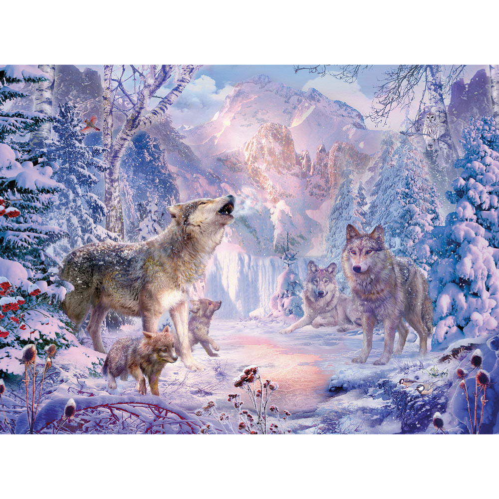 PFG Snow Landscape Wolves (Usagé/Used - PUZZLES FOR GOOD)