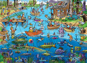 Doodletown: Gone Fishing, Dave Whamond (1000pcs)
