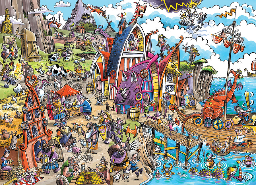 Doodletown: Viking Village, Dave Whamond (1000pcs)