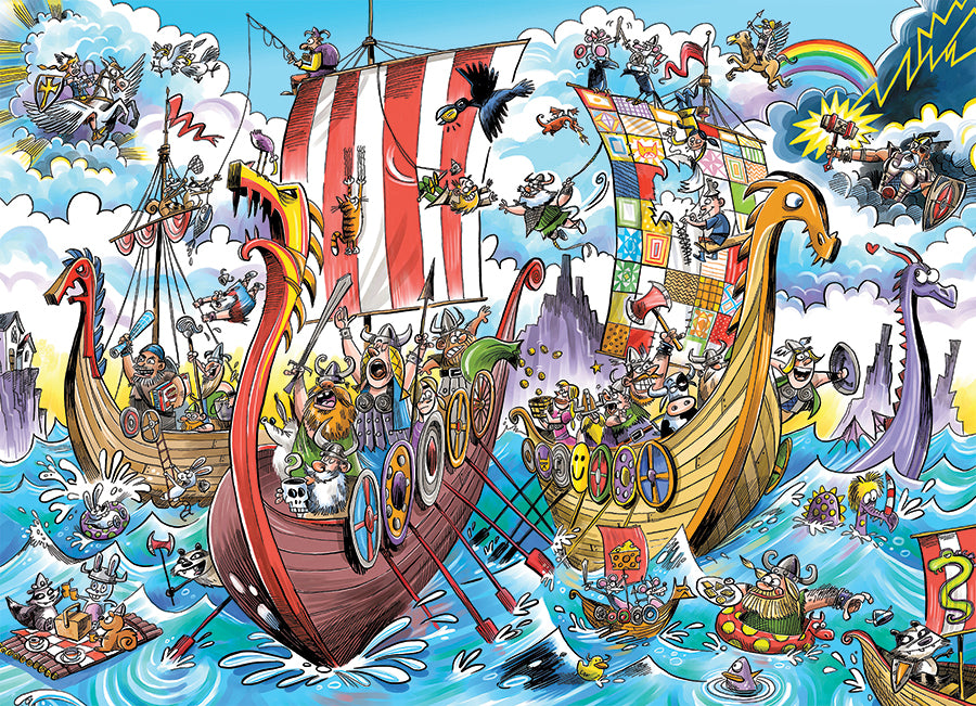 Doodletown: Viking Voyage, Dave Whamond (1000pcs)