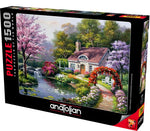 Spring Cottage In Full Bloom, Sung Kim  (1500pcs)