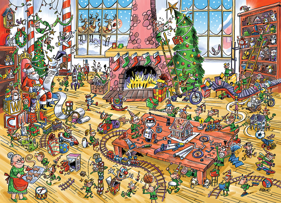 Elves at Work (Family Puzzle)