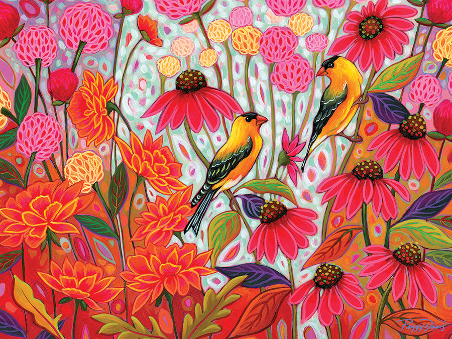 Springtime Goldfinches, Peggy Davis (275pcs)