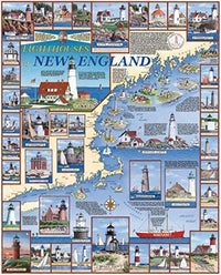 Lighthouses Of New England