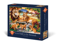 La famille de Lion dans la savane (1000pcs)