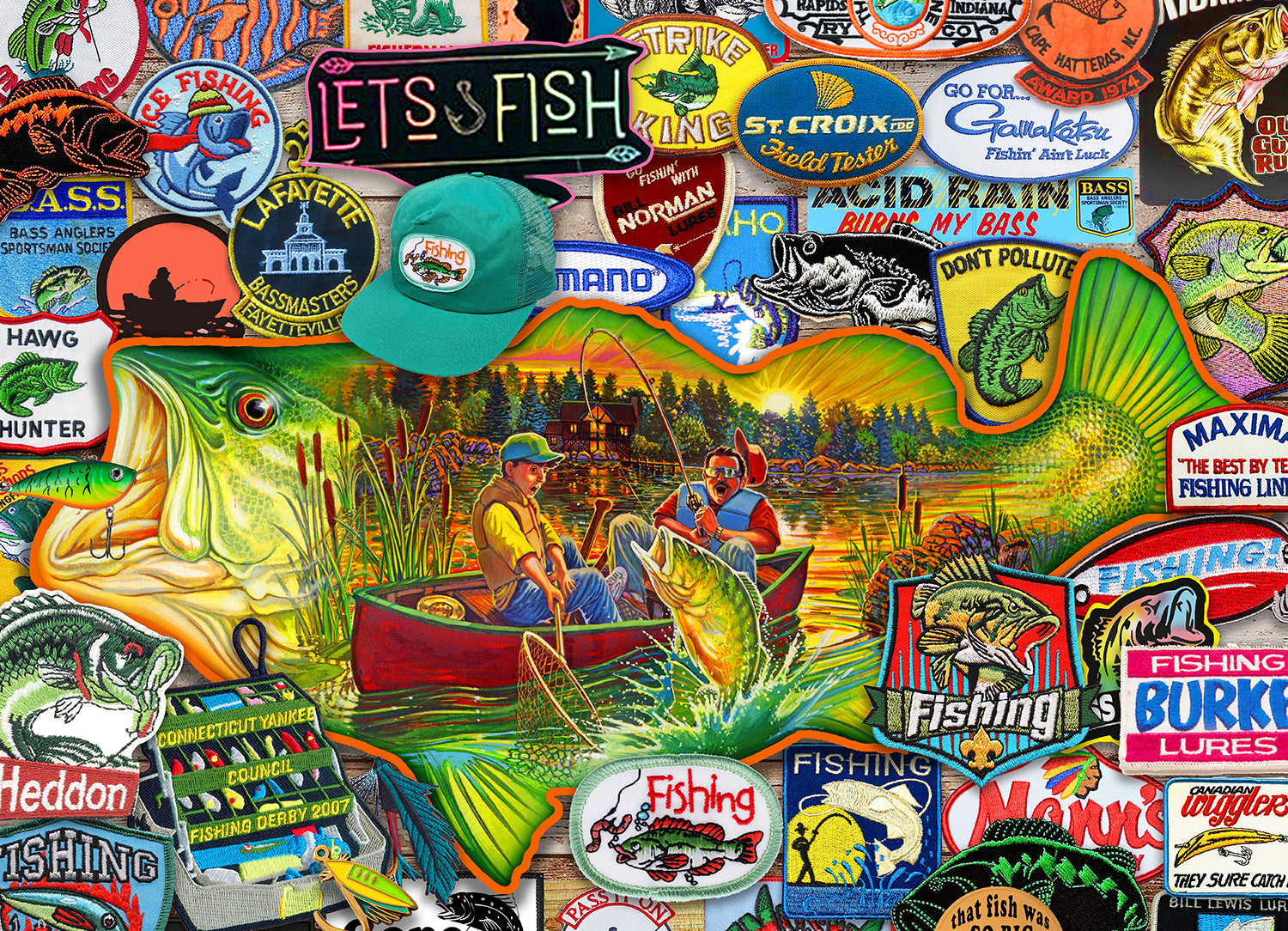 Let's Fish (1000pcs)