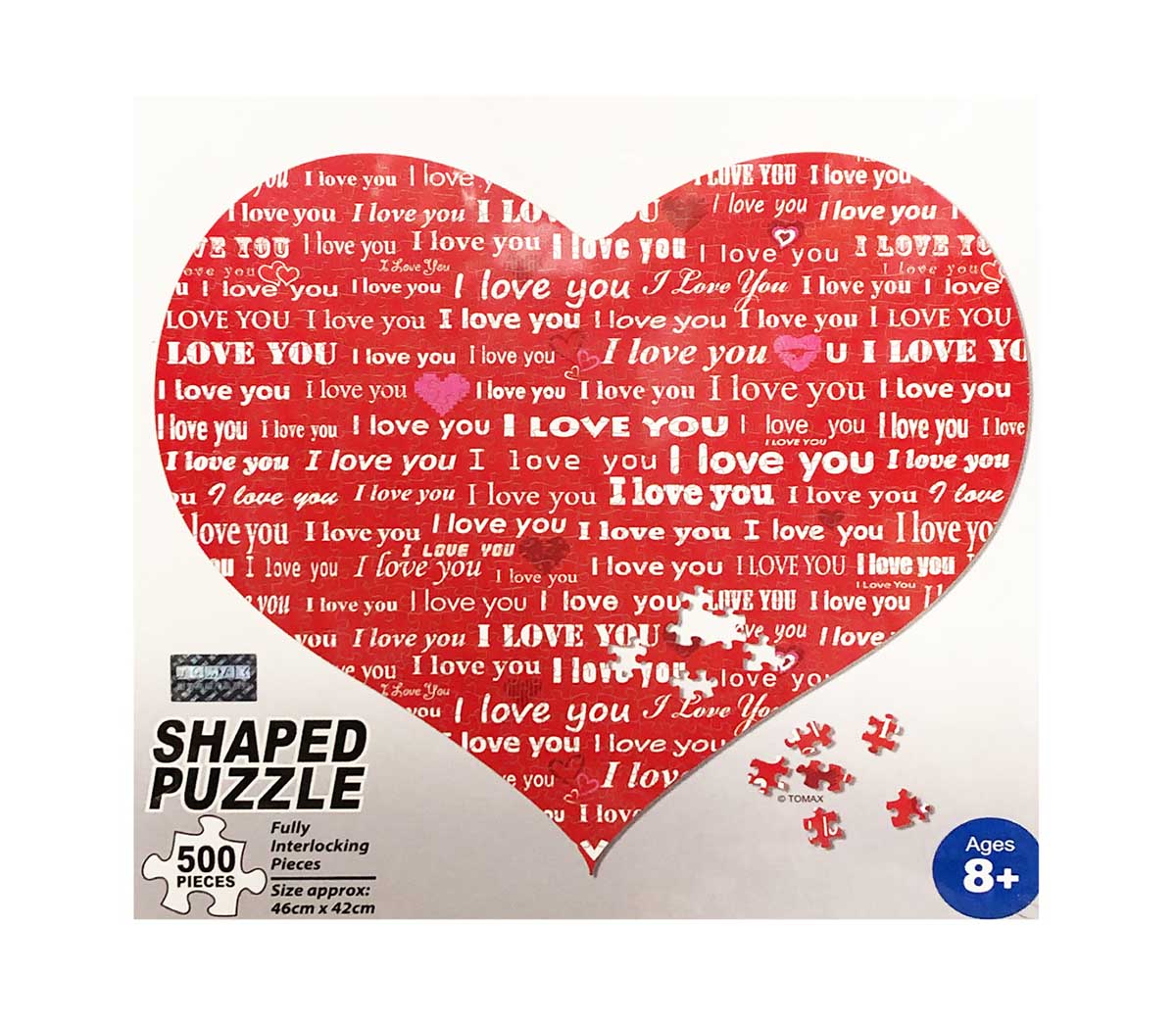 Red Heart, Shaped Puzzle