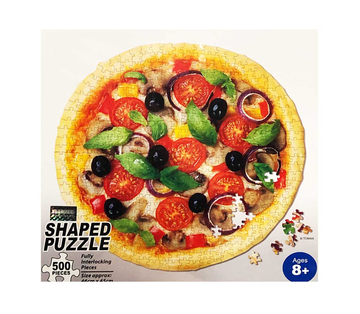 Pizza, Shaped Puzzle