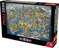 DMG Merveilleuse carte du monde (3000pcs) (boîte endommagée)