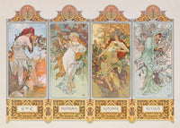 Les quatre saisons, Alphonse Mucha
