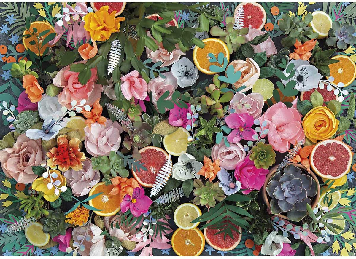 Fleurs en papier