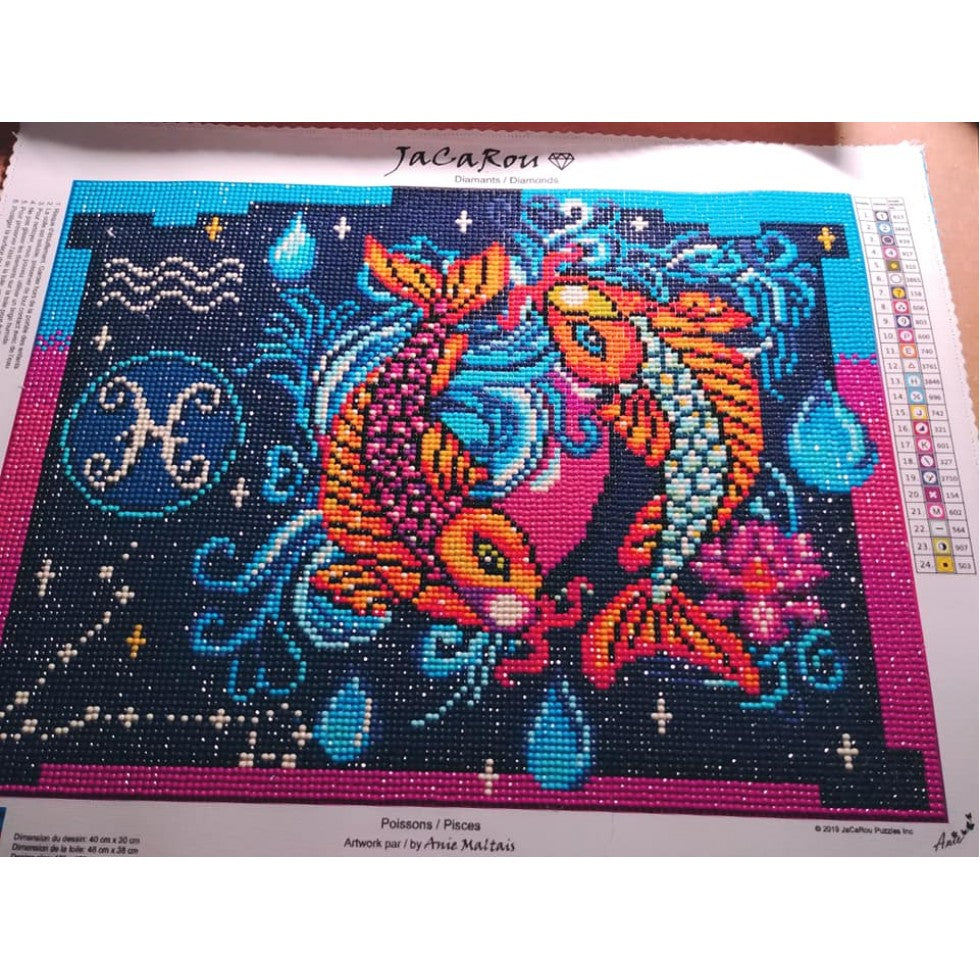 Poissons/ Pisces, Diamond Painting