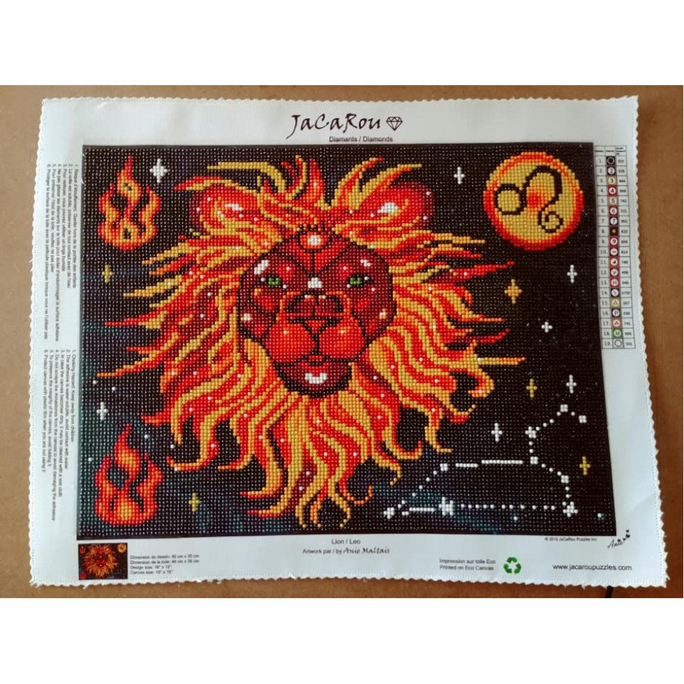 Lion/ Leo, Diamond Painting