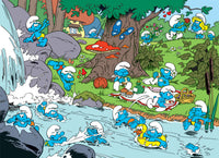Smurfy Picnic - Les Schtroumpfs (Family Puzzle)