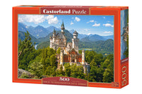 Vue PFG du château de Neuschwanstein, Allemagne (500pcs) (utilisation / utilisée - puzzles pour de bon)