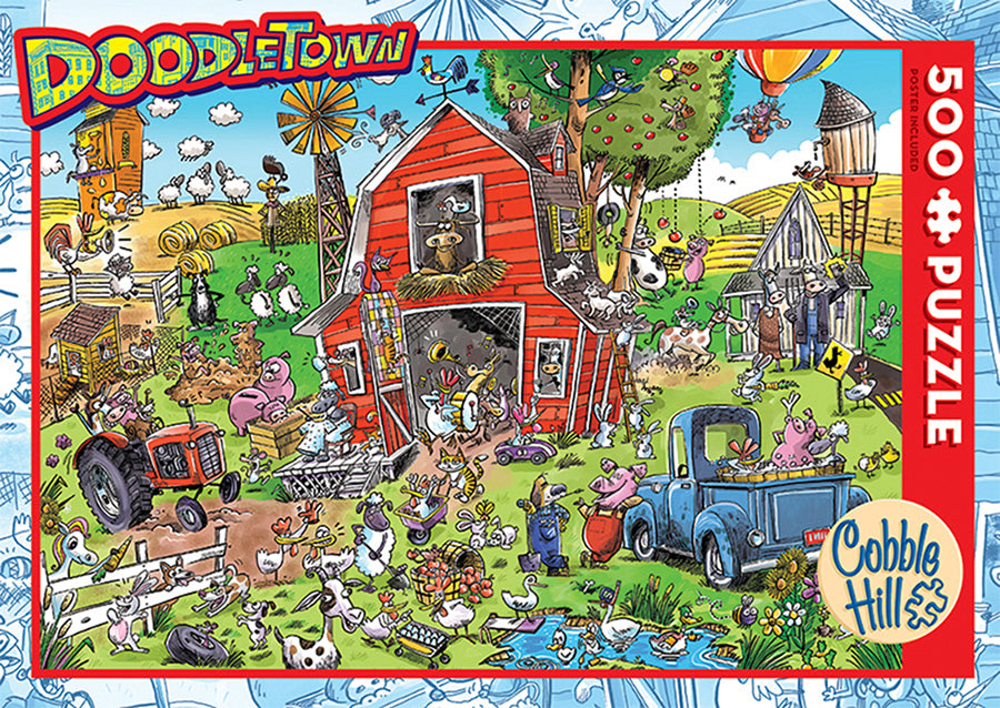 DoodleTown: Farmyard Folly (500pcs)