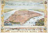 Carte de New York 1853