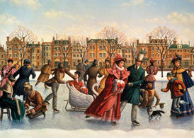 Partie de patinage