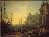 Porto Con Villa Medici, Claude Lorrain