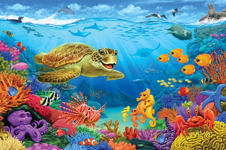 Ocean Reef - Kids Floor Puzzle