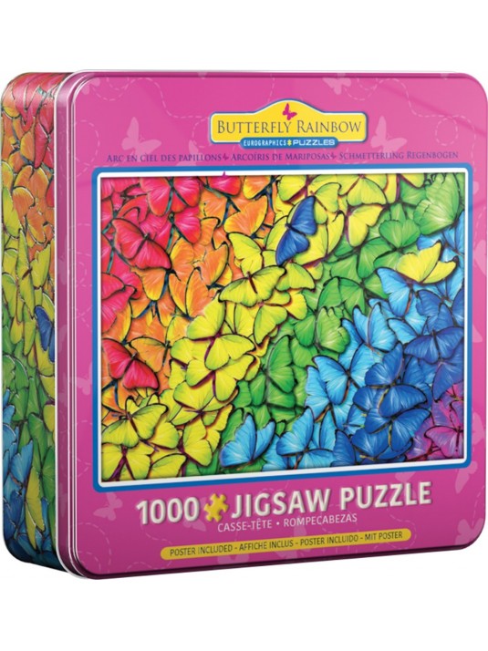 Butterfly Rainbow Collectable Tin