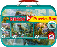 Dinosaure (boîte de puzzle en métal) 4 - en -1