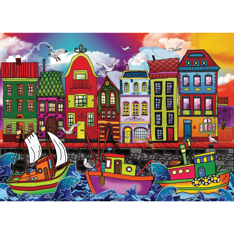 Fishing Port/ Port de pêche, Anie Maltais - 2000 pcs