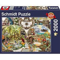 Carte du monde exotique