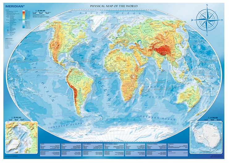 Grande carte du monde (4000pcs)