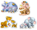 Babies de la jungle (puzzles en forme 4x)
