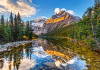 Morning Sunlight in the Rockies