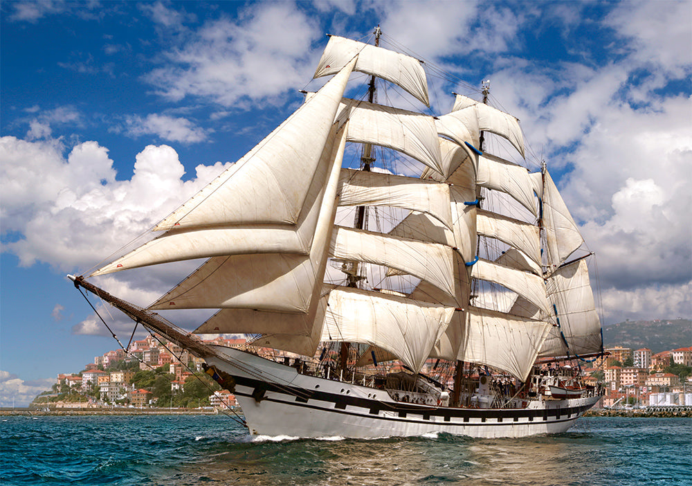 Tall Ship Leaving Harbour (500pcs)