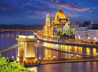 Budapest View at Dusk