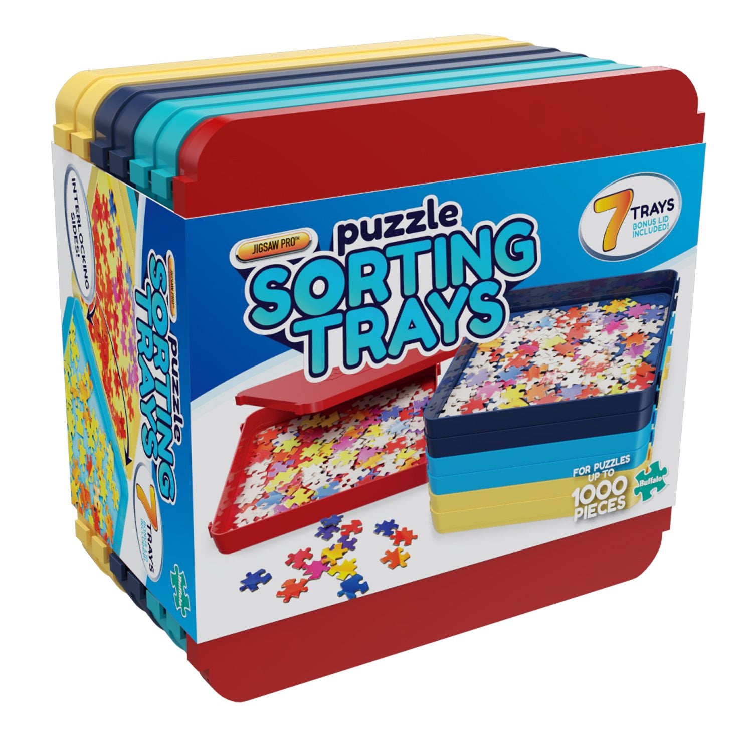 Buffalo Puzzle Sorting Trays with Lid