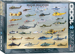 Military Helicopters (1000pcs)