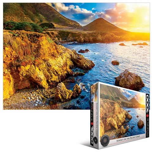 Sunset on the Pacific Coast