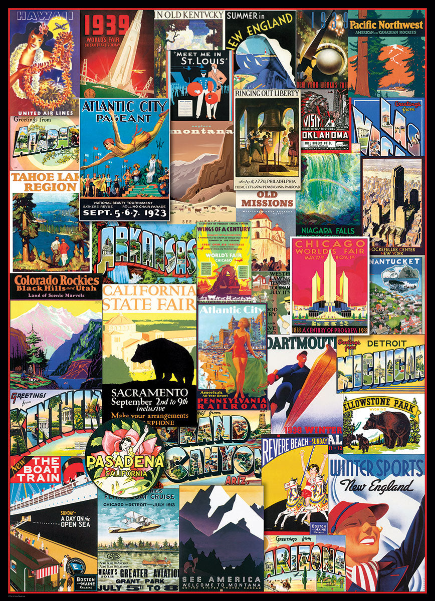 Travel U.S.A. - Vintage Posters