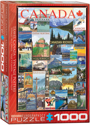 PFG Travel Canada - Vintage Posters (Usage/Used - PUZZLES FOR GOOD)