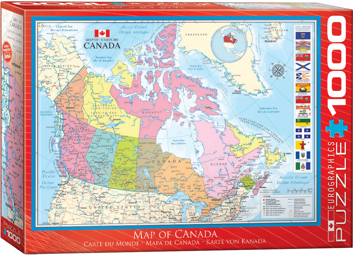 Map of Canada (1000pcs)